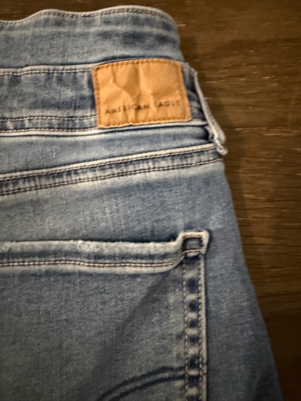American Eagle Outfitters Light Blue Denim Jean Shorts - Picture 6 of 8